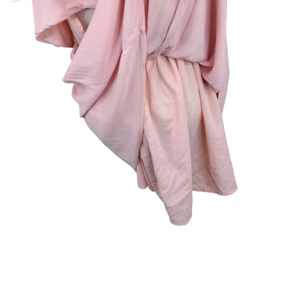 Topshop Petites light pink top overlay dress w/cutout back detail. Size 8 petite - Picture 8 of 14